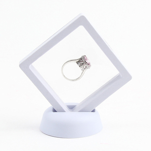 pe薄膜悬浮盒首饰盒收纳盒高档饰品戒指项链手镯耳钉耳饰包装盒子