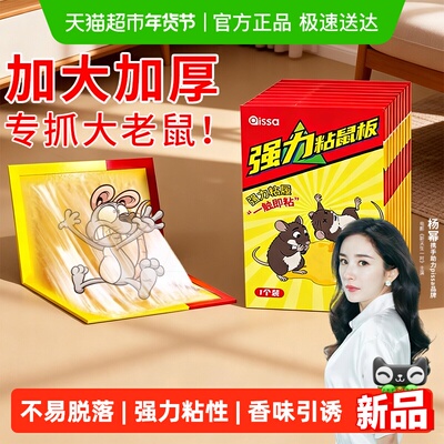 PISSA强力胶抓杀大老鼠老鼠板