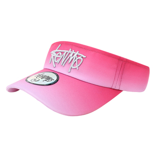 KENMO/肯默跑步空顶帽女ins潮牌显脸小户外遮阳吸汗渐变色帽子