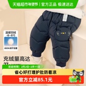 婴儿裤 巴拉巴拉儿童羽绒裤 子 宝宝25冬季 新款 童装 男童女童保暖长裤