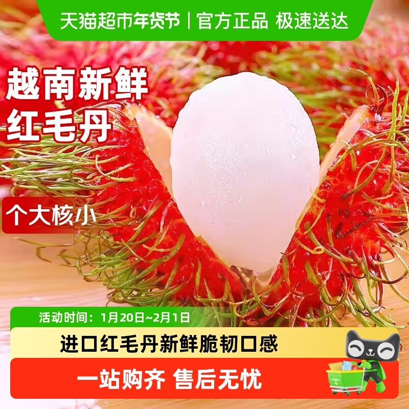 越南红毛丹新鲜毛荔枝进口热带水果毛丹果当季红毛丹整箱,水产肉类/新鲜蔬果/熟食,其它,淘宝优惠券,粉丝福利购,淘宝优惠卷