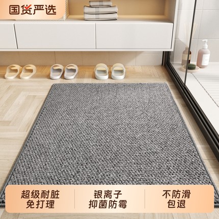 浴室吸水地垫卫浴门口防滑脚垫卫生间厕所进门垫子家用洗手间地毯