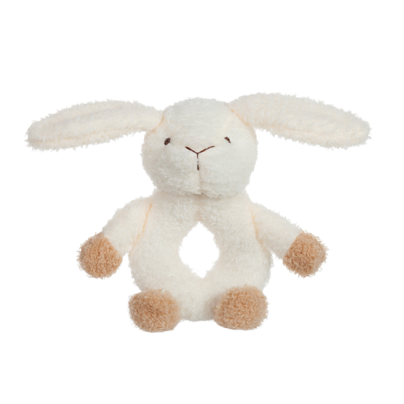 Apricotlamb新生婴儿毛绒摇铃