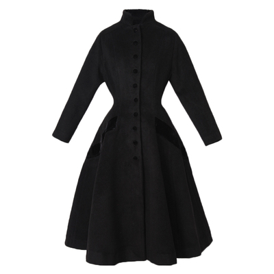 羊绒大衣修身显瘦立领毛呢外套