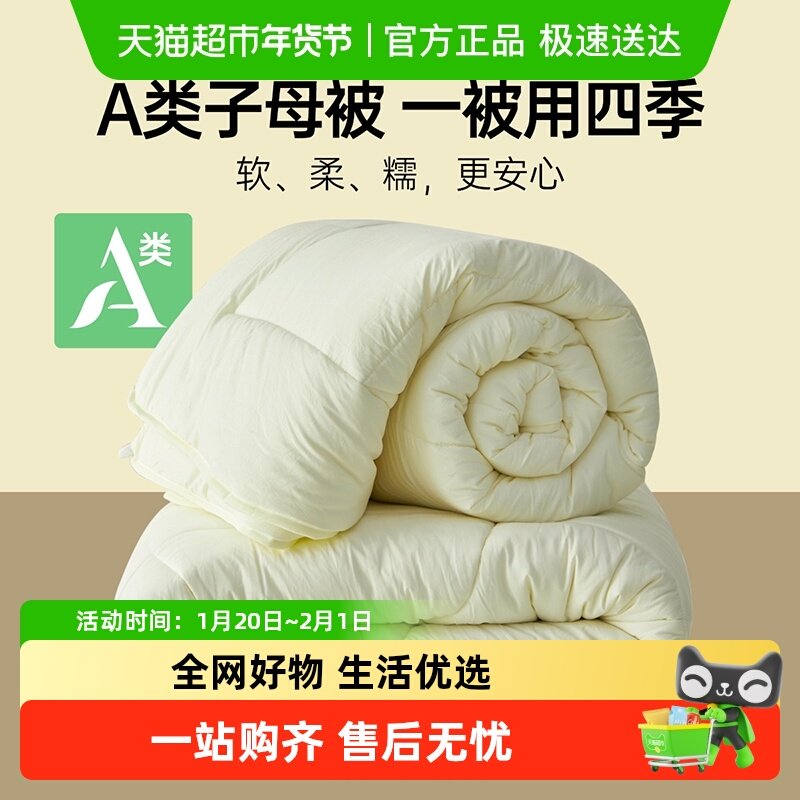 多喜爱子母被二合一冬被加厚学生宿舍被子被芯春秋被四季通用,床上用品,化纤被,淘宝优惠券,粉丝福利购,淘宝优惠卷