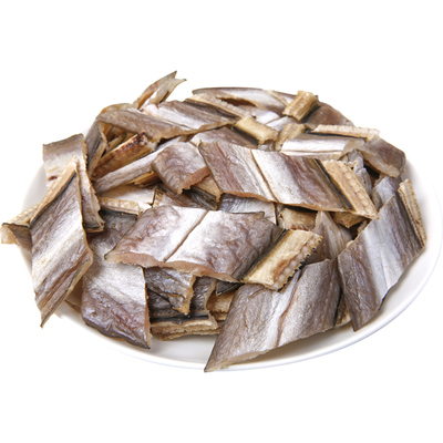 浙渔船淡晒鳗鱼干切片500g特产