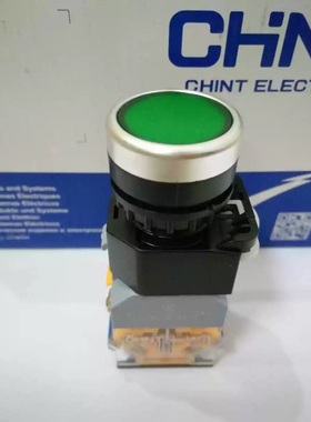 正品正泰带灯按钮LAY39(LA38)-11BND电压AC22OV红色带灯平头按钮