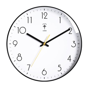 北极星石英钟家用客厅钟表挂墙挂表电子时钟简约大气卧室静音挂钟