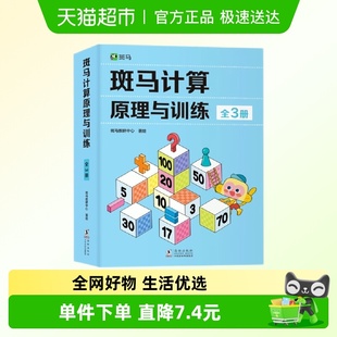 斑马计算原理与训练书幼儿逻辑思维训练加减法练习册练习题