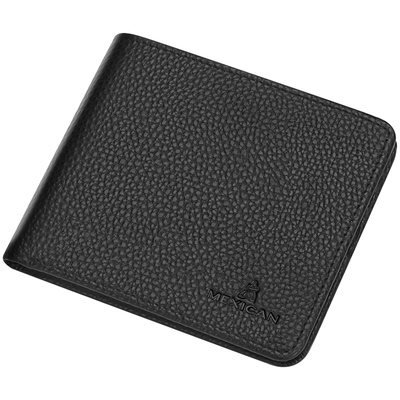 Mexican/稻草人短款超薄牛皮钱包