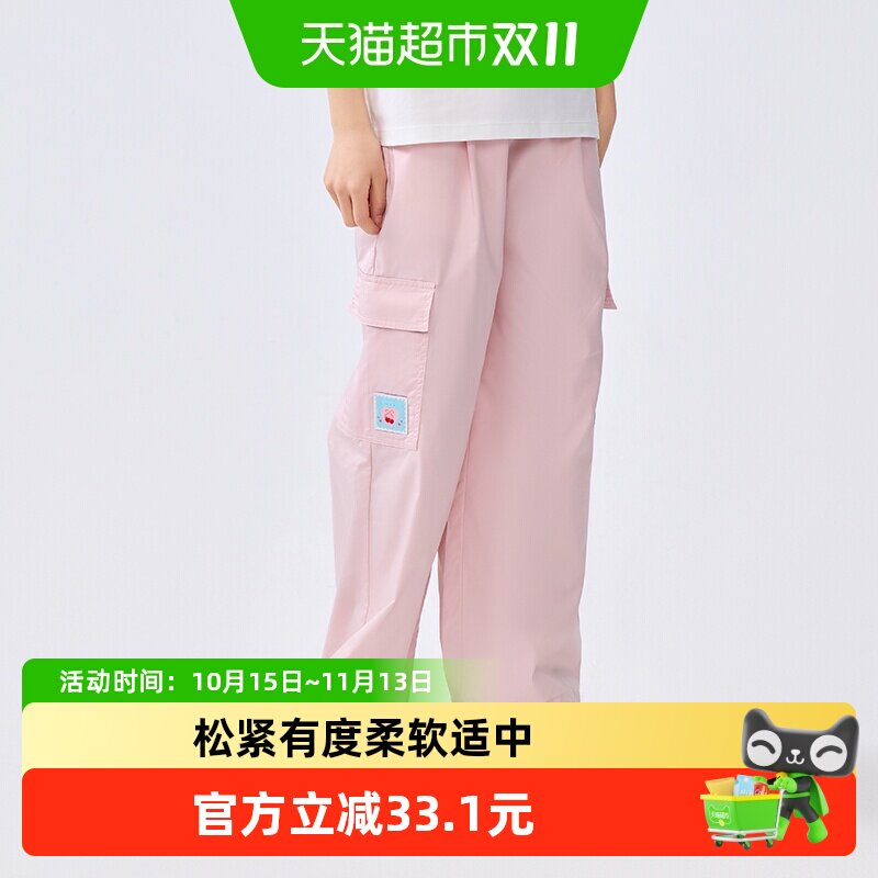 巴拉巴拉女童工装裤儿童裤子童装