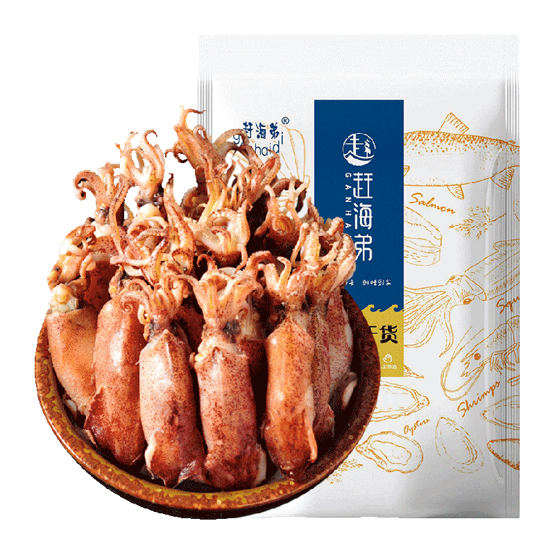 赶海弟海兔干淡晒250g×1袋
