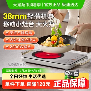 苏泊尔电陶炉家用电磁炉多功能炒菜火锅一体小型大火力电池炉灶