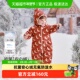 清仓 babylove 安心绒 婴儿轻薄羽绒连体衣冬季 新年连帽哈衣