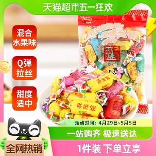 圣福记高粱饴软糖年货节糖果零食500g*1袋散装爆款喜糖水果糖