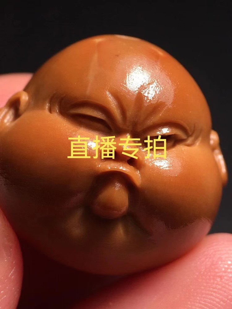 妤妃橄榄核手串胖子人生百态梅林老树铁核手工雕刻文玩手链男女