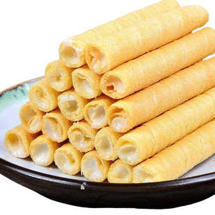 蛋卷夹心饼干香酥小包装整箱批发休闲零食小吃咸蛋黄鸡蛋