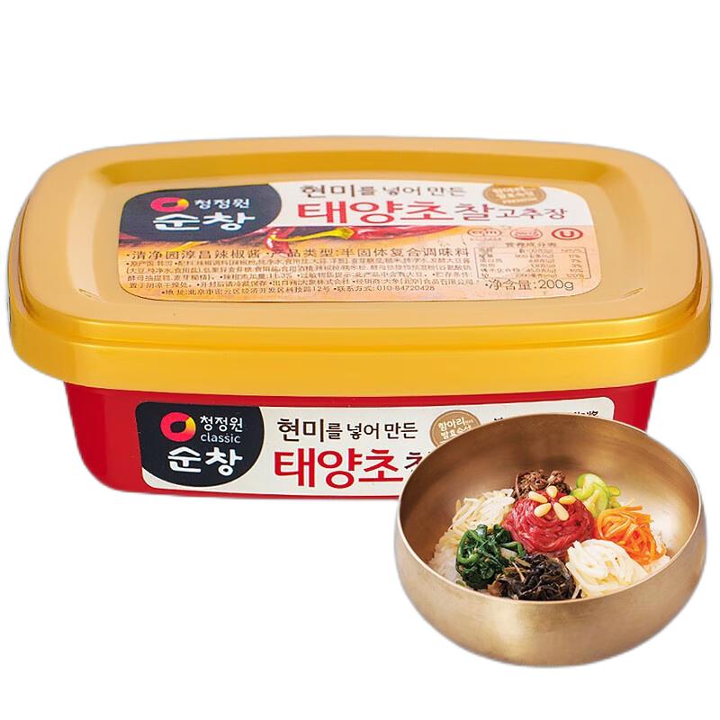 清净园盒装辣椒酱韩国韩式拌饭酱