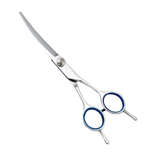 皇佳宠宠物美容剪刀狗剪毛工具修毛剪狗毛七寸弯剪理发不锈钢1把