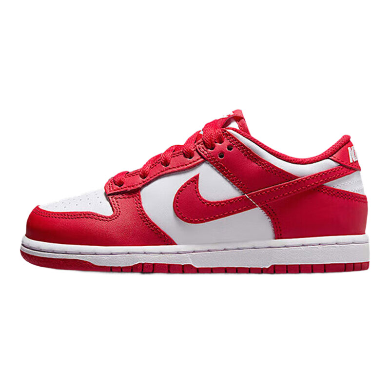 【自营】Nike耐克童鞋DUNK LOW运动鞋红色复古休闲轻便低帮板鞋