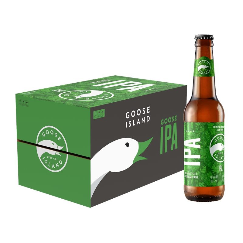 鹅岛IPA印度淡色艾尔啤酒355ml24瓶整箱精酿啤酒GOOSE ISLAND