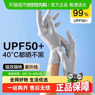 冰丝防晒手套女春夏季 透气骑行手套防滑漏指触屏 户外防紫外线薄款