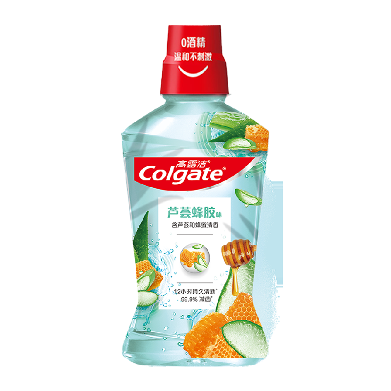 高露洁芦荟蜂胶漱口水清洁清新口气温和不刺激减少口腔细菌,洗护清洁剂/卫生巾/纸/香薰,漱口水,淘宝优惠券,粉丝福利购,淘宝优惠卷