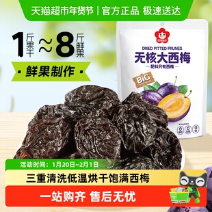 雪海梅乡严选美洲无核大西梅果干配料只有西梅酸甜有嚼劲肉质饱满
