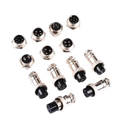 批发价航空插头对接接头16mm孔