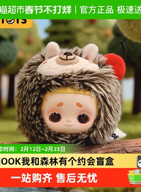 52TOYS NOOK我和森林有个约会搪胶毛绒挂件盲盒手办潮玩新年礼物