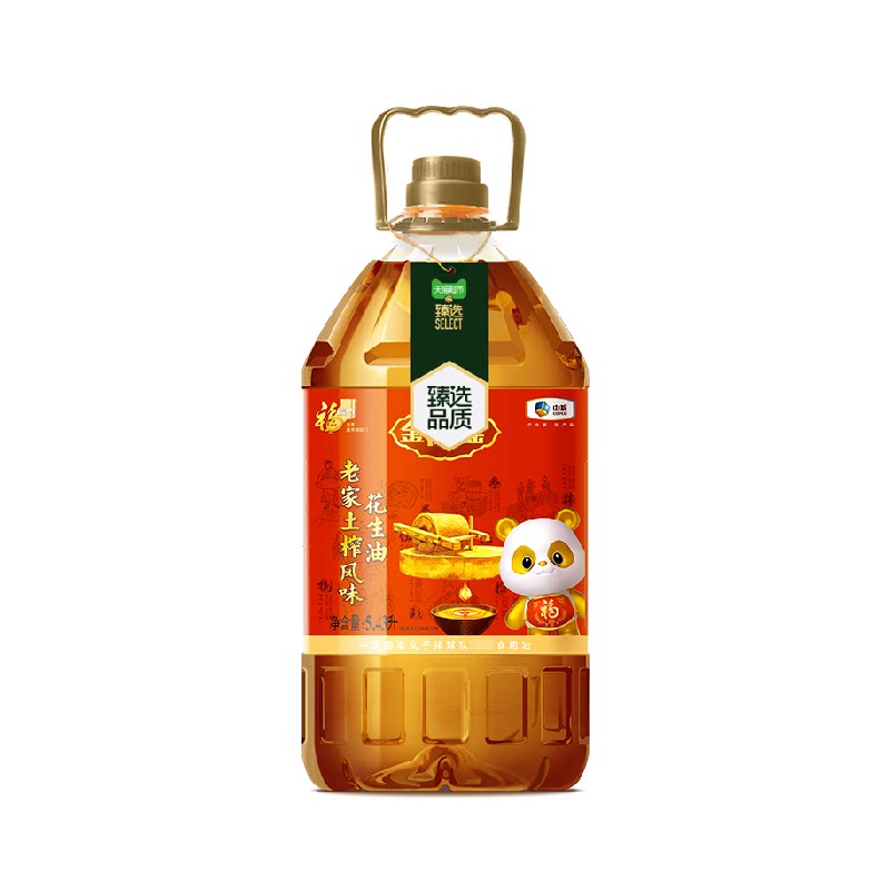 福临门传承土榨花生油5.43L图片