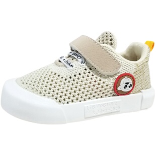 托米福儿童鞋春夏季单网面学步鞋女童镂空休闲鞋男童婴儿软底板鞋