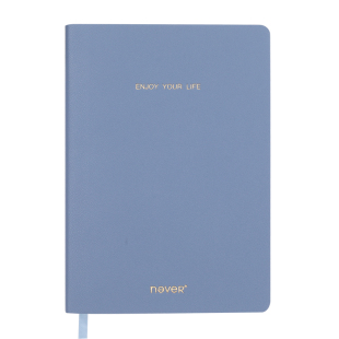 never软皮笔记本子A5果冻本B6防水面网格页空白页文艺精致简约ins风大学生通用课堂笔记记事本办公用