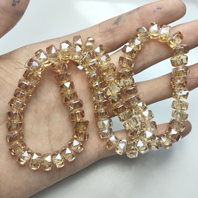 9172卡10轮胎形香槟水晶一条