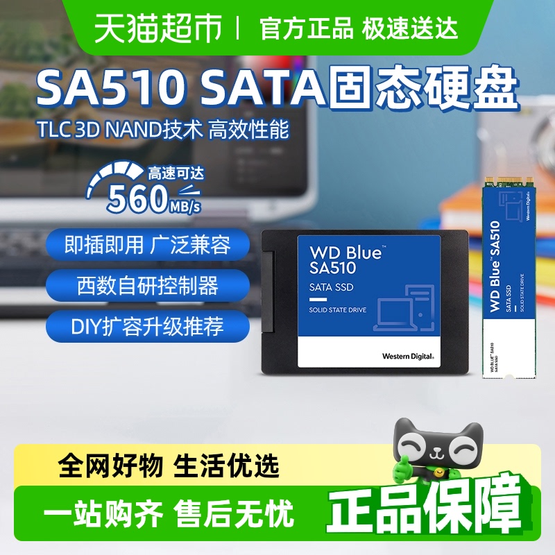 WD西数固态硬盘SA510