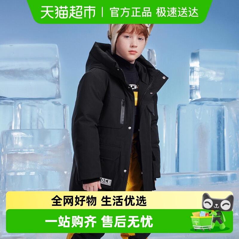 雪中飞儿童工装加厚羽绒服