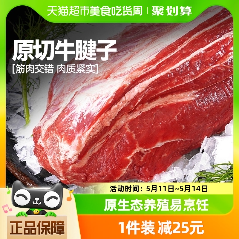 大希地牛腱子1kg生鲜牛肉牛腿肉健身代餐烧烤火锅食材-封面