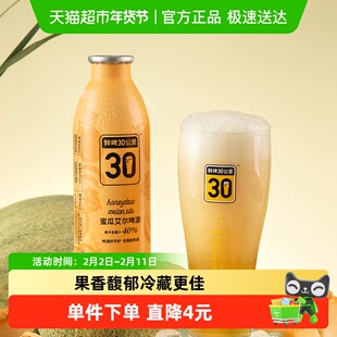 鲜啤30公里精酿蜜瓜艾尔啤酒460ml*1罐果啤果香浓郁