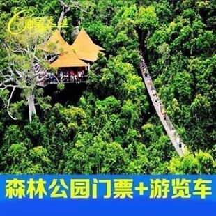 [亚龙湾热带天堂森林公园-门票+游览车（随买随用）]森林公园门票