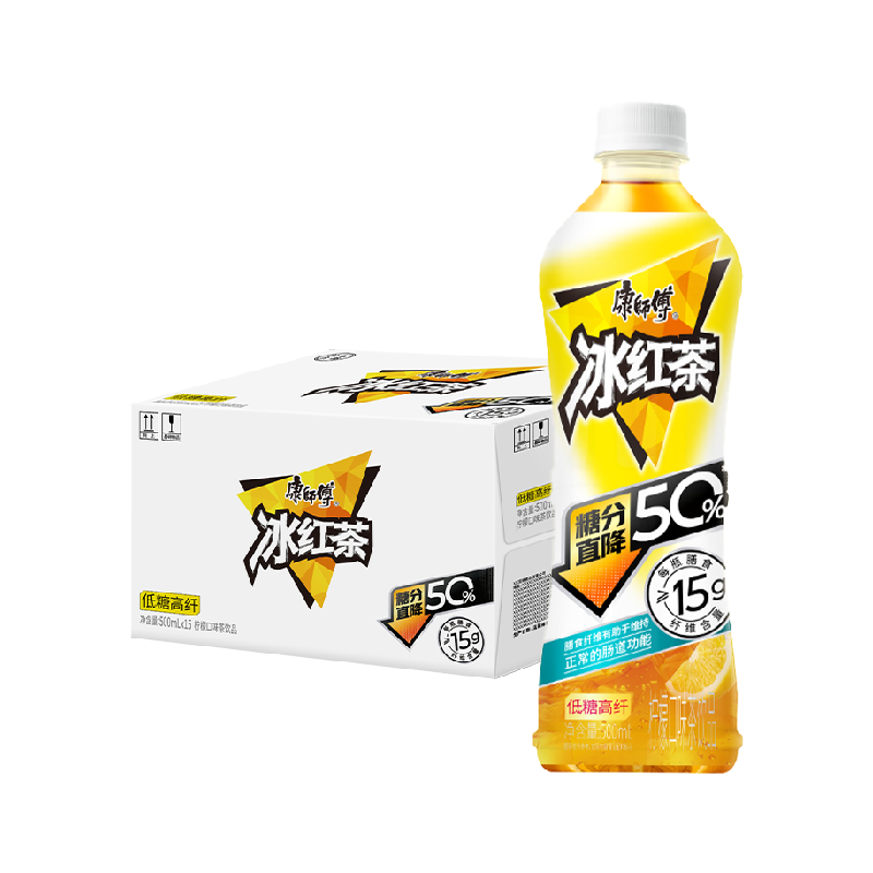 康师傅低糖高纤柠檬茶