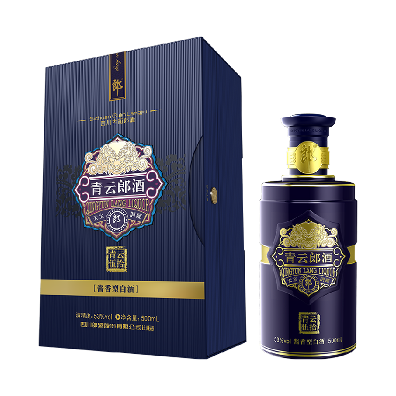 【年份酒】郎酒青云郎53度酱香型白酒500ml 年份随机
