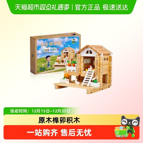 智慧宝盒小小建筑师榫卯积木玩具