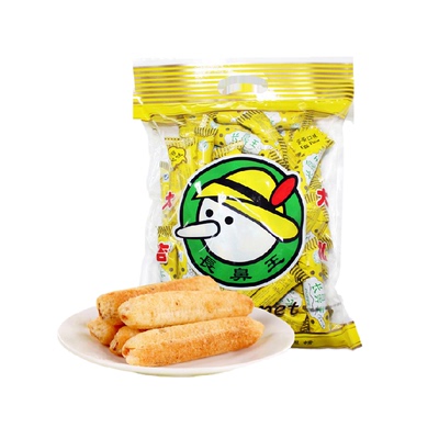 长鼻王网红蛋黄味米果卷入口即化