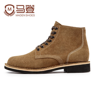 马登m43大逃亡靴工装靴男鞋美式高帮沙漠靴复古中帮休闲马丁靴子