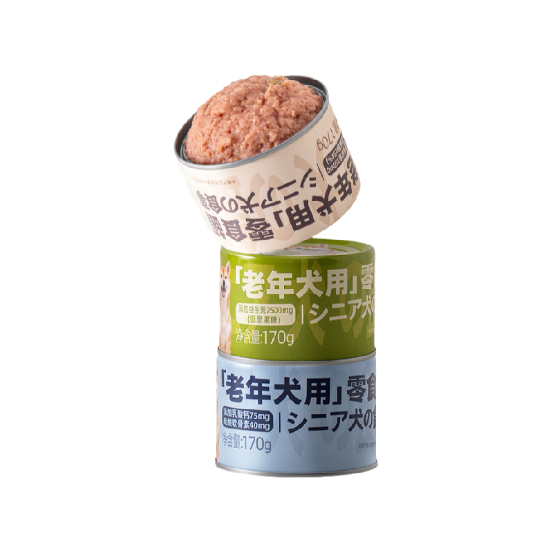 爱丽思老年犬狗罐头零食罐补充营养湿粮金毛泰迪拌饭狗粮