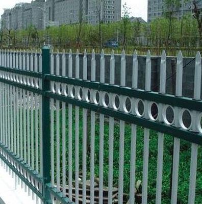 热镀锌钢围栏烤漆围墙铁艺栏杆不锈钢户外金属铁丝栅栏氟碳漆护栏
