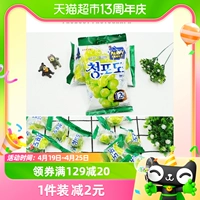 Южная Корея импортировала лотте повседневная еда зеленый вкус виноградного вкуса фрукты твердый сахар 153 г сетка коричневая конфеты корейская драма Метеор