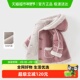 连帽上衣女宝宝麂皮绒开衫 戴维贝拉儿童加绒外套反季 清仓女童冬装