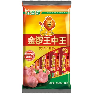 金锣火腿肠王中王配方便即食
