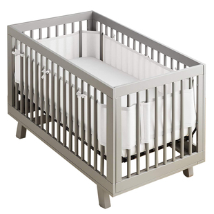 时代宠儿婴儿床透气床围软包宝宝防撞围栏夏季网状薄挡网眼一片式